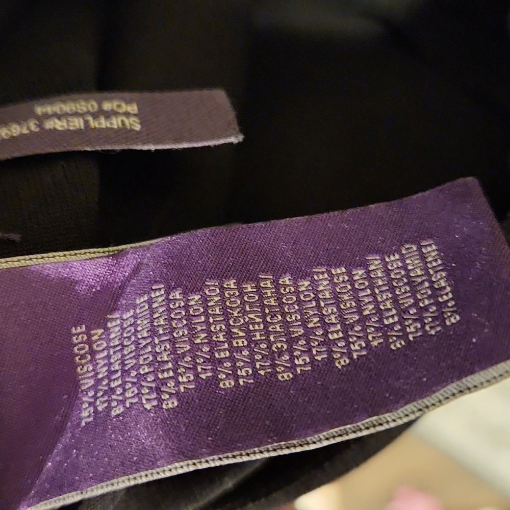 ❤️ RALPH LAUREN PURPLE LABEL PONTE MID RISE BLACK SKINNY LEGGING PANTS, 4 (27) - Picture 13 of 16